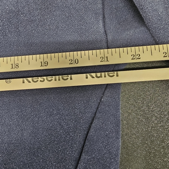 Lululemon Athleta  small cozy double zipper design crewneck sweatshirt blue - Picture 7 of 9